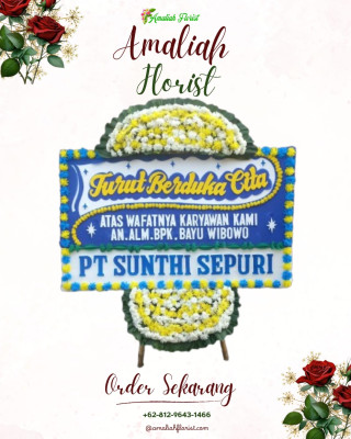 Papan Bunga Duka di Permai Indah