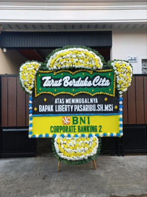 Papan Bunga Duka di Permai Indah