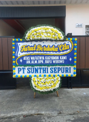 Papan Bunga Duka di Permai Indah