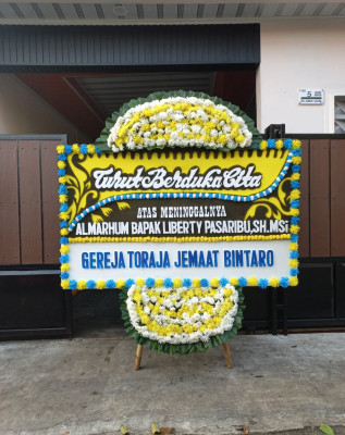 Papan Bunga Duka di Permai Indah