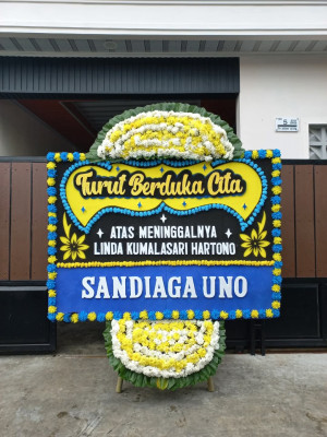 Papan Bunga Duka di Permai Indah